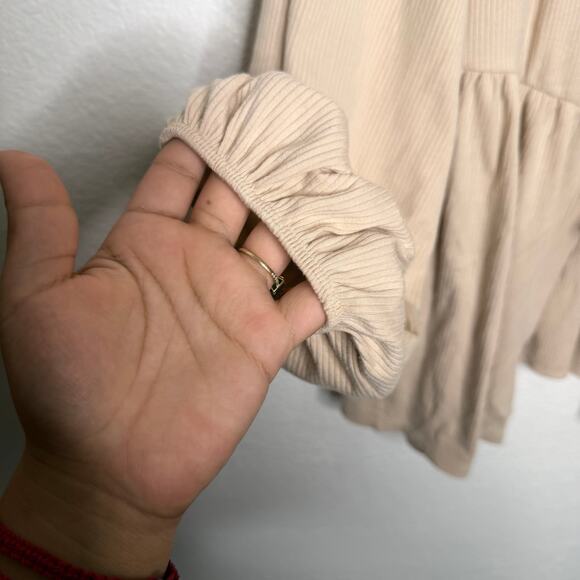 Torrid Womens Top Size 3X Super Soft Rib V-Neck Lace Trim Tie Front Long Sleeve - Picture 10 of 15